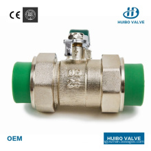 20-32mm Hot Melt Cast Iron Handle PPR Brass Ball Valve